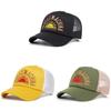 Street Style Letter Embroidered Mesh Baseball Cap With Sun Protection For Men Women