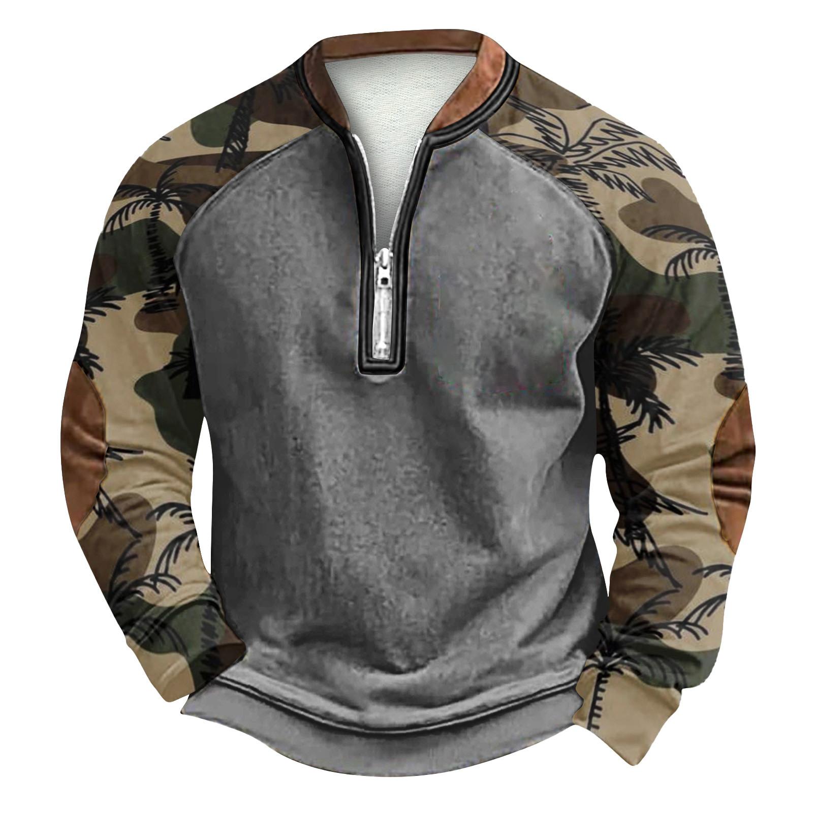 

Мужская зимняя толстовка с пряжкой Мужская толстовка с принтом L