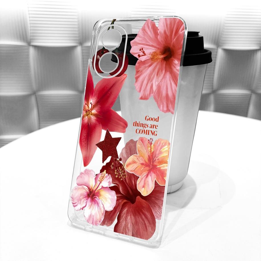 For OPPO A18 A38 4G Case CPH2579 CPH2591 Shockproof Cover Popular Flower Bowknot Soft Silicone Fundas For OPPOA18 OPPOA38 Bumper