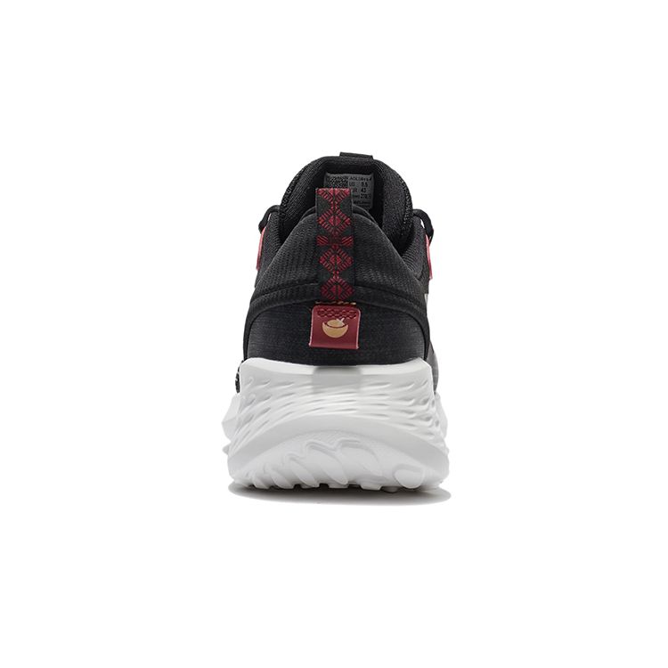 Li Ning Soft Element Shock Absorbing Non Slip Wear Resistant Low Top Casual Shoes Men Casual Shoes Black AGLS011-4