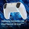 Silicone Cover for PlayVital Mecha Edition PS5 Improved Compatible with Charging Thumb Cap and Sticker Included Controller, Shockproof, Anti-slip