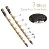 2Pcs Snap Buckle Car Fishing Rod Holder 7 Rod Capacity Car Fishing Pole Carrier  SUV