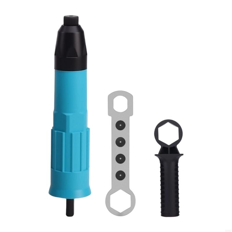 3Pcs Heavy Duty Rivet Guns Conversion Heads Quick Switches Mechanism Rivet Tool Conversion Set For Precisions Work A0KF