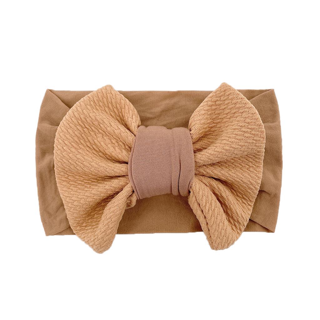 Spring 2022 Nylon Bow Hairband for Infants & Toddlers - Skin-Friendly & Breathable