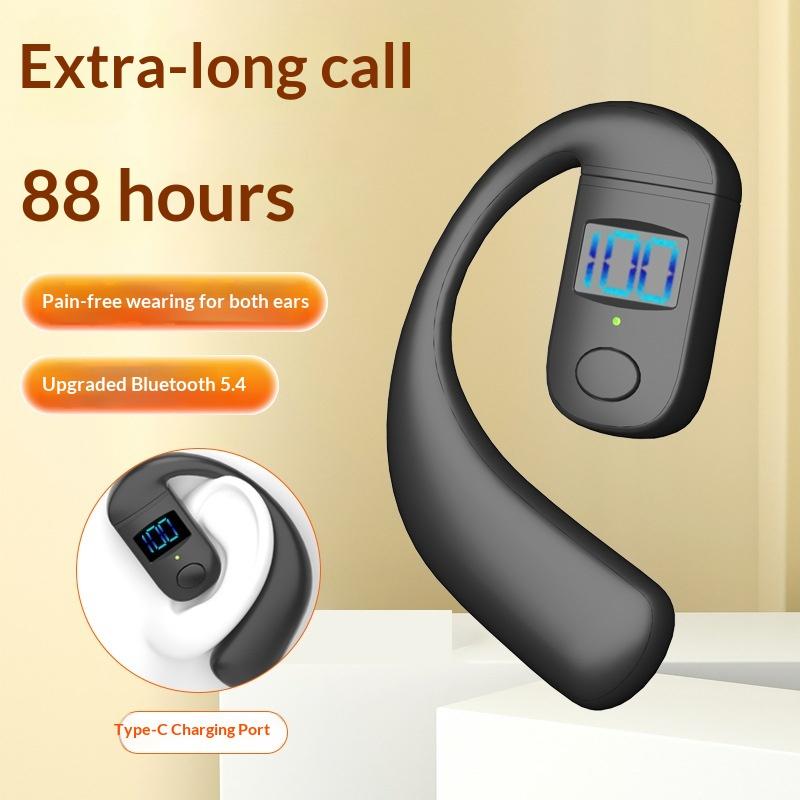 Running Wireless Bluetooth Earphones Bt5.4 180° Rotation Ear Hook Ear Headset For Vivo Huawei Oppo Xiaomi
