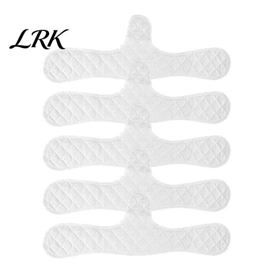 Cotton Sweat Pads 1/5/10Pcs Bra Liner for Absorption, Washable Under-Breast Absorbing Pads, Reusable Moisture Absorber Boob Pad, Women Sweating