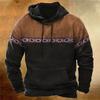 Men's Graphic Tribal Cowboy Hoodie Hoodies Sweatshirt Daily Ethnic Casual Vintage Retro Long Sleeve Hooded Vacation Sports