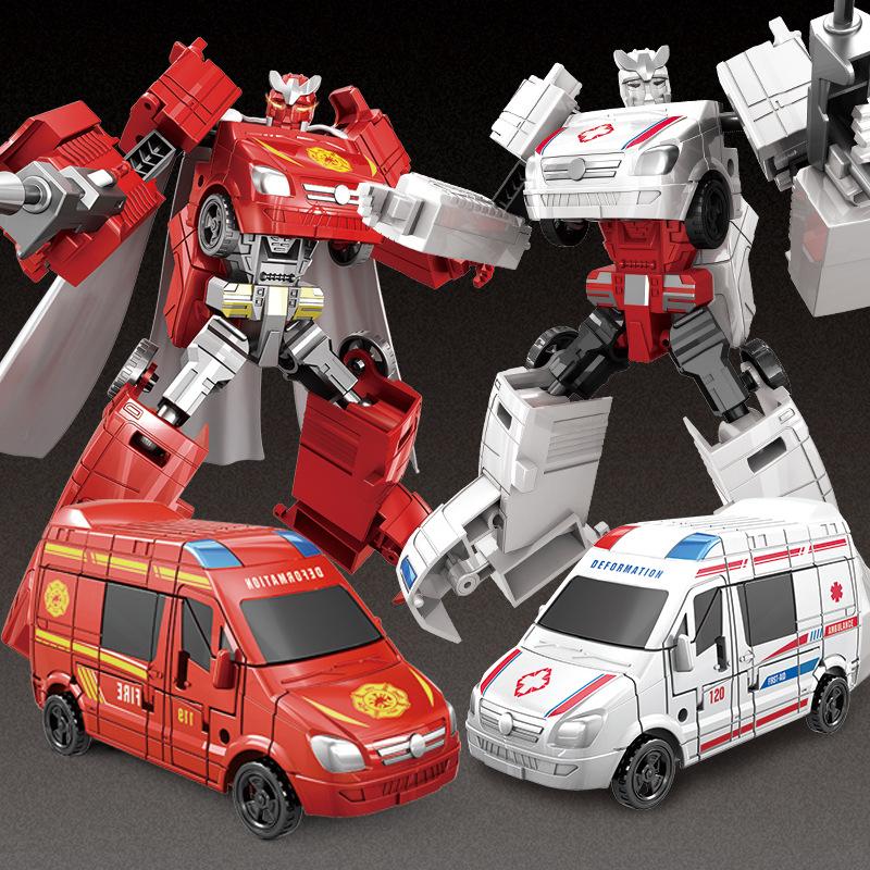 Transformation Anime Toy Robot Car Action Figures Model Plastic Kids Gifts Boys Juguetes