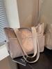 Women's Minimalist Commuter Canvas Tote: Lightweight, Versatile, Large-Capacity Shoulder Bag