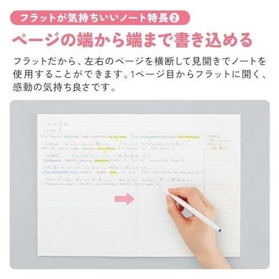 Kokuyo Notebook Campus Flat Comfortable Semi B5 Dots B Rule Positive Relax 3-Pack No-FL3CBT-L2X3