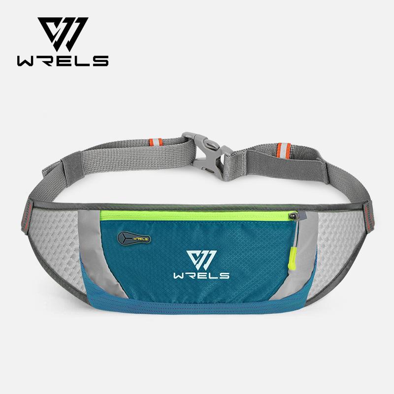 WRELS Lightweight Adjustable Large-capacity Invisible Running Waist Bag,Breathable Mesh Design, Zipper Closure,Ideal for Outdoor Hiking