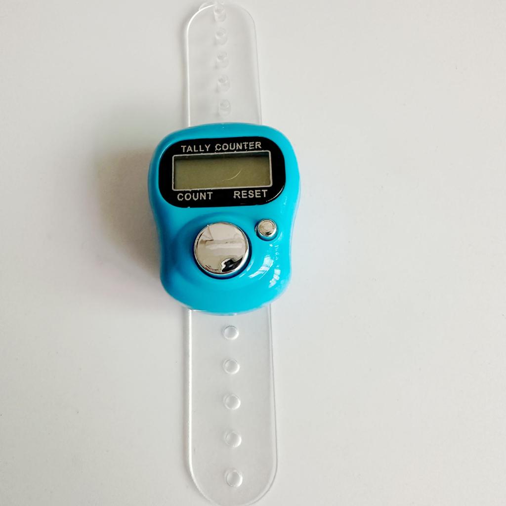 Digital Finger Ring Tally Counter Handheld Knitting Row Counter Clicker Mini Point Marker Counter LCD