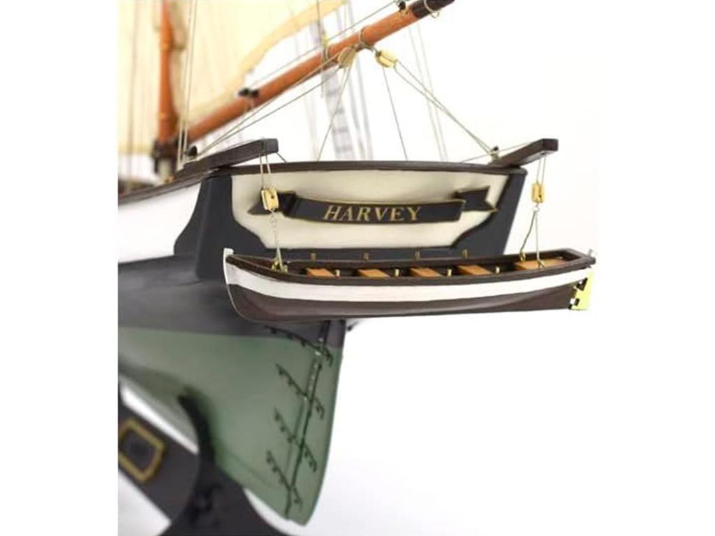 Latina Wooden model ship kit American Schooner Harvey Model 22416 Scale Model to build Medium level Artesanía - - - 160 - -