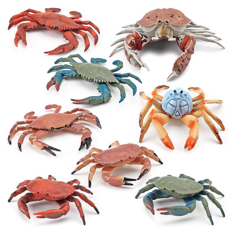 Crab Simulation Plastic Models Action Figures For Home Office Decoration Gift
