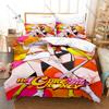 Cutie Honey Bedding Set Includes Duvet Cover 2 Pillowcases Classic Retro Magical Shoujo Anime Character Bedroom Decor For Anime
