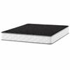Matelas 160x200 20 cm Ferme Mousse HD 30 kg/m³ 2 faces Doux Rêve Noir
