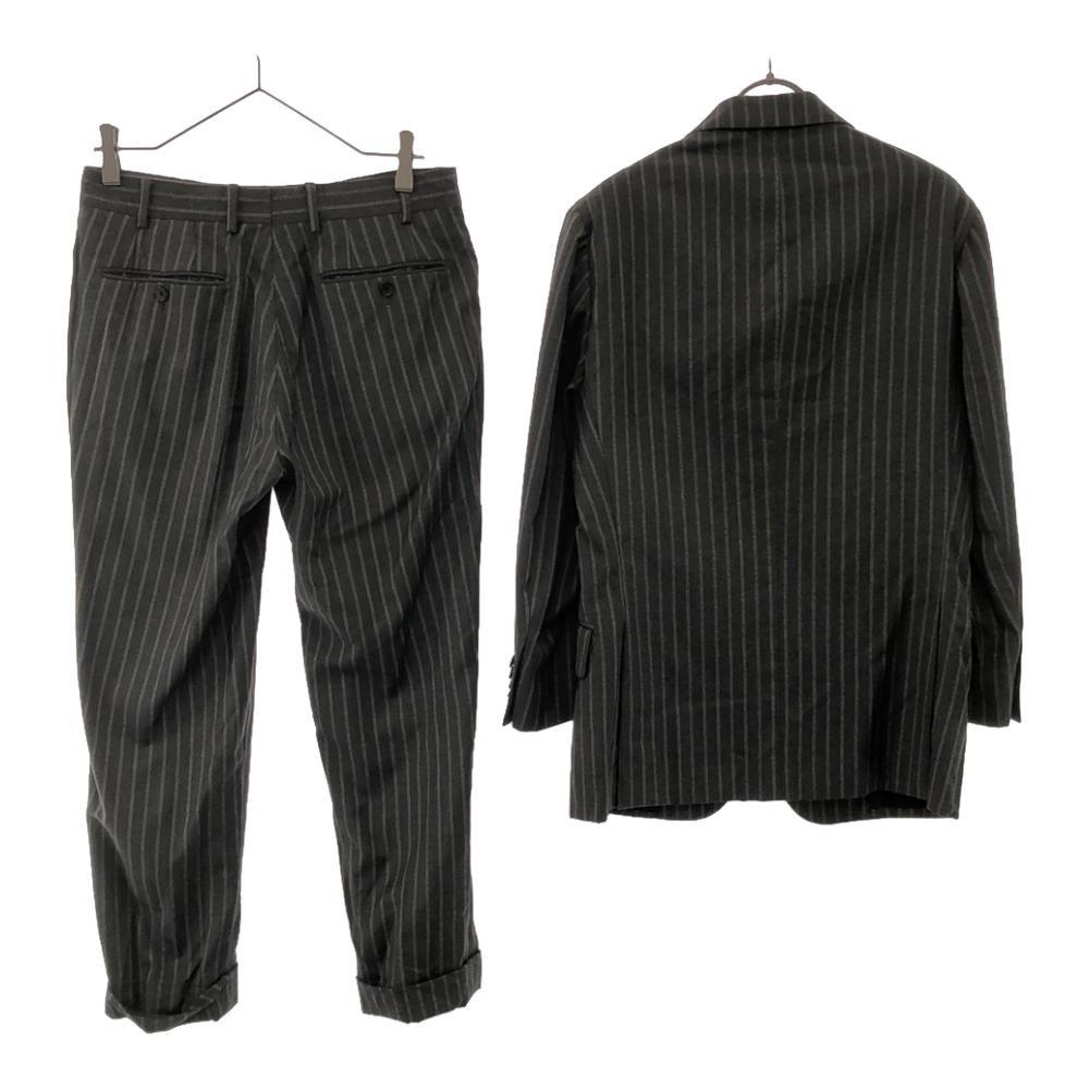 BOGLIOLI Vyrobeno v Itálii 100% vlněný pruhovaný oblek Set 46 Šedý Dvojitá úprava Pánský Použitý