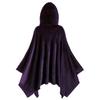 Ladies Hooded Cape Color Cloak Cosplay Costume Cape