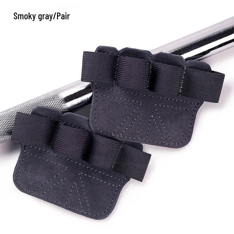 

Ремни для фитнеса и пауэрлифтинга из коровьей кожи и защита ладони с четырьмя пальцами - Противоскользящее снаряжение с половиной пальцев для защиты рук на перекладине