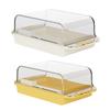 Butter Box Transparent Fresh Preservation Container with Lid And Adjustable Dosage Spoon Design Butter Keeper for Kitchen Refrigerator