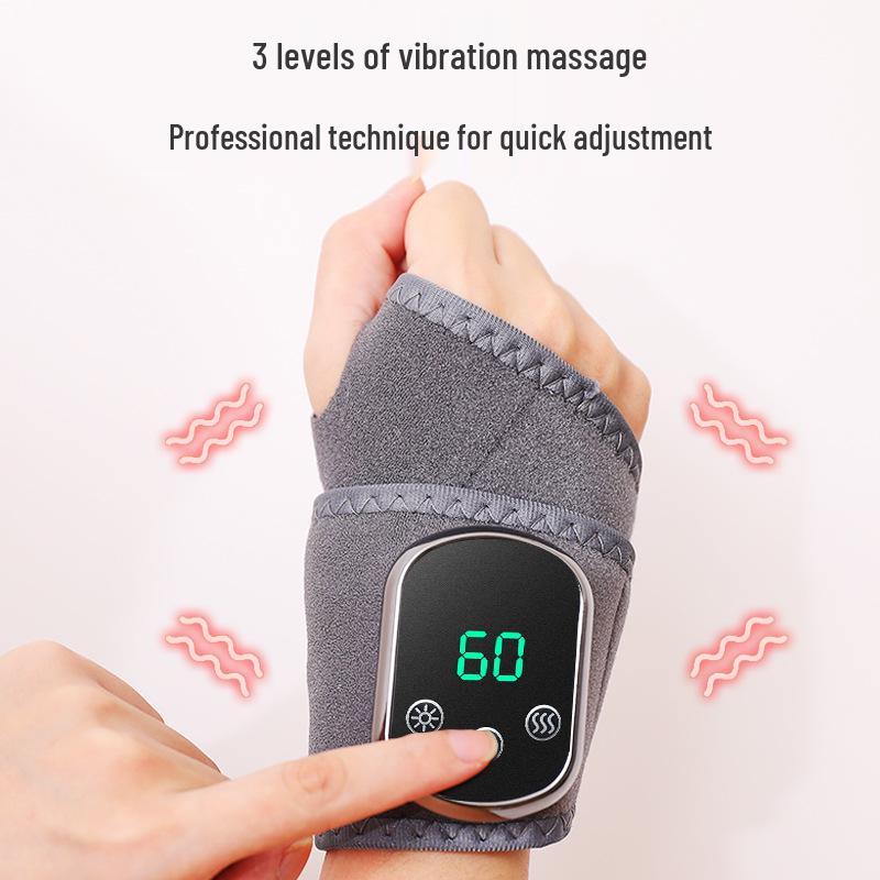 Red Light Wrist & Ankle Massager with Electric Heating and Vibration Therapy