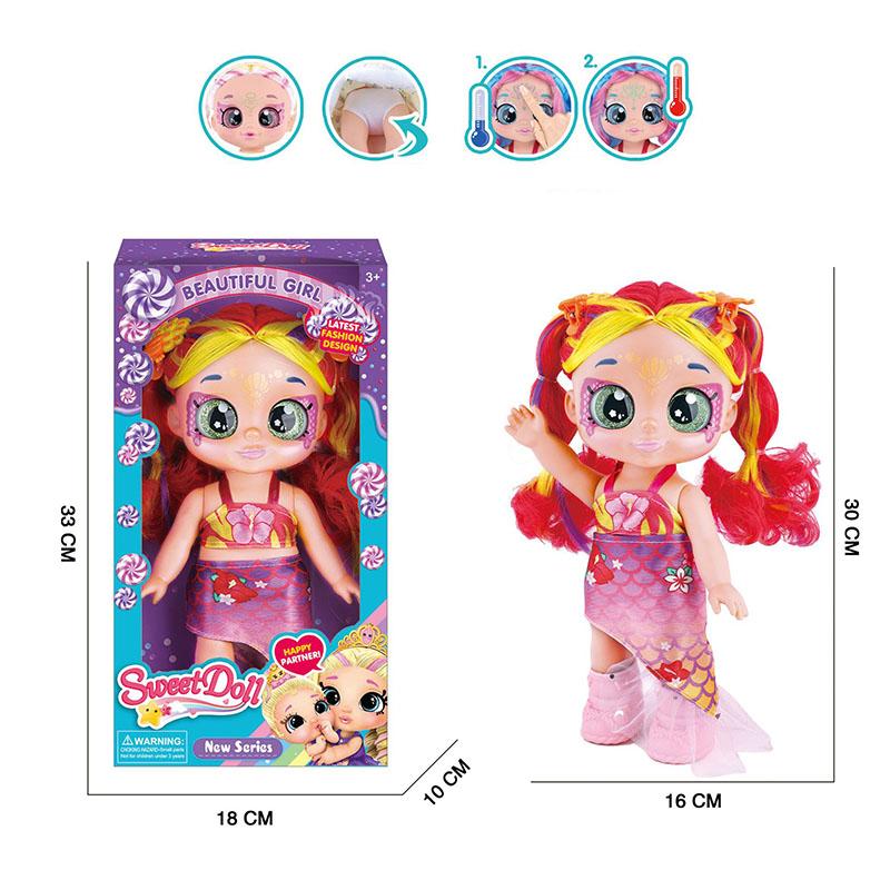 NEW Kendi Sweetheart Doll with Music Theme Song, Sensible Temperature Change, 5D Eye Doll Perfect Gift for Kids Birthday Festiva