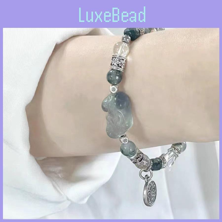Style Pixiu Ethnic Beaded Bracelet Handmade Alloy Unisex Jewelry Fashion