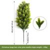 Artificial Green Plants, Artificial Pine Needles, Bunches, Christmas Single Pine and Cypress Indoor Flower Arrangement Decorations