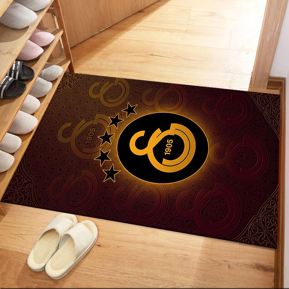 Galatasaray 95 Floor Mat Design for Foyer Game Room Balcony Hallway Anti-slip Rug Office home decor Perfect Gift for Women/Men