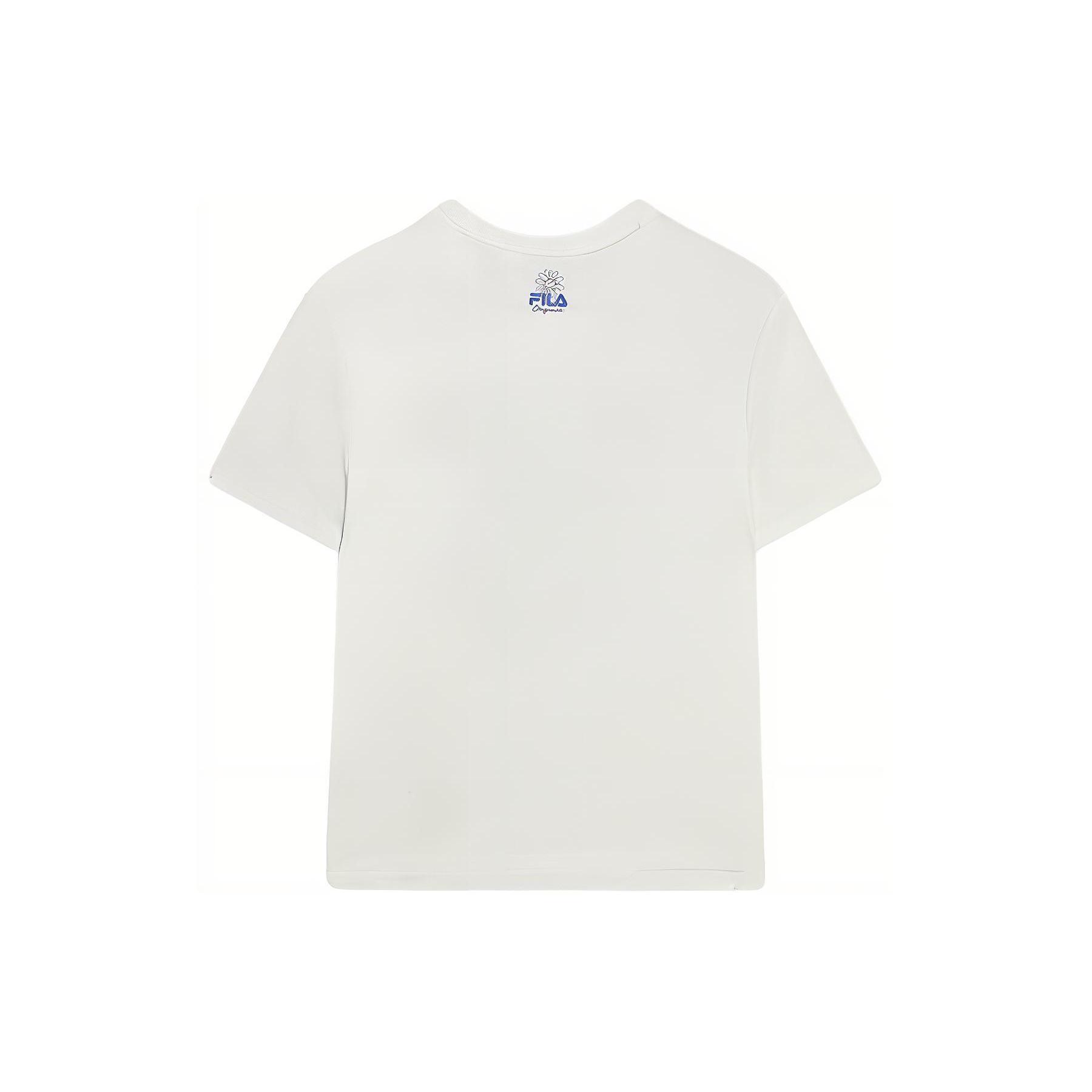 

New FILA SS24 T Shirt Women s Cloud White F11W429106F-ET XL