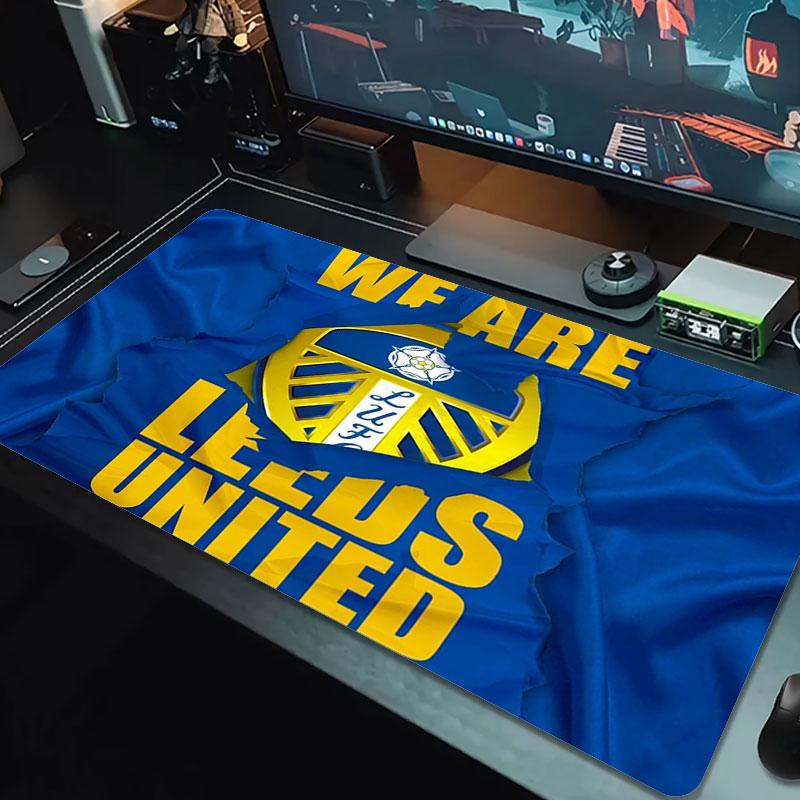 Leeds United Football Club Large Size Mouse Pad Large Gaming Table Cushion Non-slip Laptop Tablet Big Mousepad XXL Mat Mini PC Playmat With Lock edge