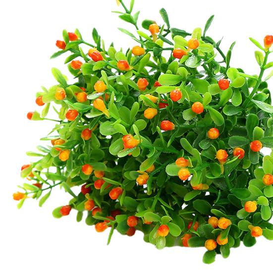 Artificial Plant Vivid Realistic Appearance Photo Props Home Decoration Fake Greenery Grass for Living Room