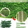 Expanding Fence Retractable Fence Screen With Plant Expandable Fence Privacy