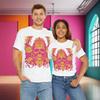 Skulls and Roses Cotton Tee T Shirt Unisex Graphic Shirt