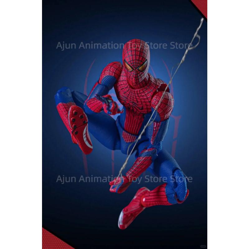 CT Toys 001 Spiderman Action Figure Mafex 001 The Amazing Spider-Man Figurine Model Andrew Garfield Spider Man Toy Gift with box