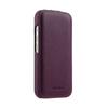 MELKCO For iPhone 17 Pro Case Compatible with MagSafe Vertical Flip Genuine Cow Leather+PC Phone Cover