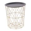 Metal Detachable Tea Table, which has Large Storage Capacity, is Suitable for Home and Office Table
