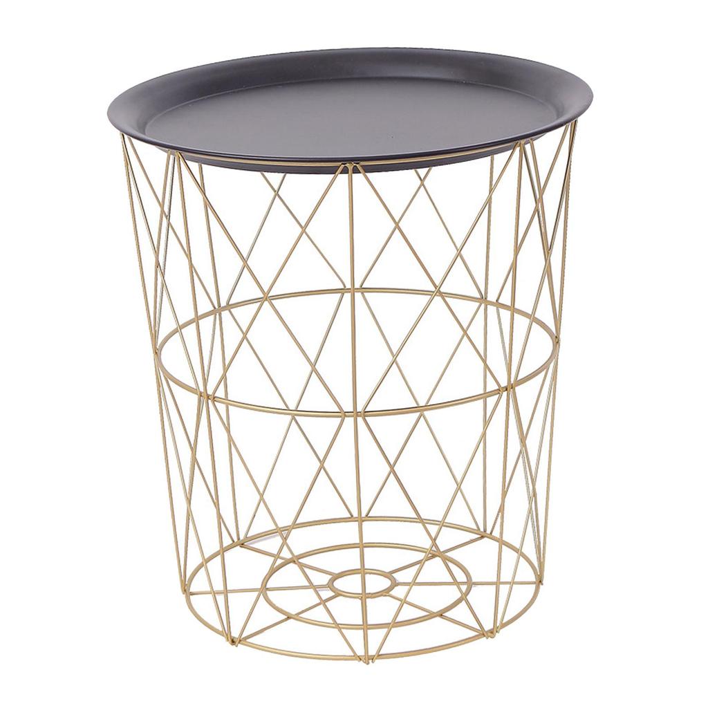 Metal Detachable Tea Table, which has Large Storage Capacity, is Suitable for Home and Office Table
