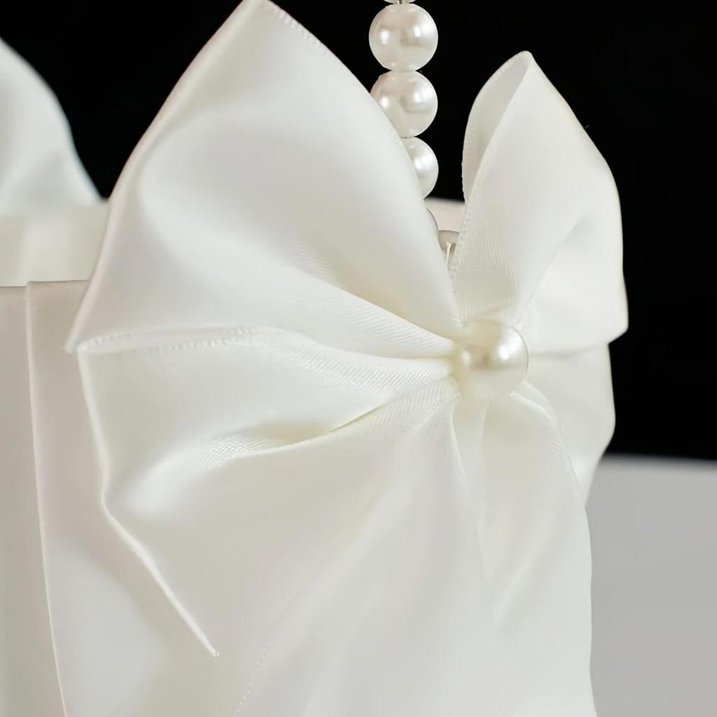 European Style Fabric Flower Girl Basket - Handmade Floral Arrangement