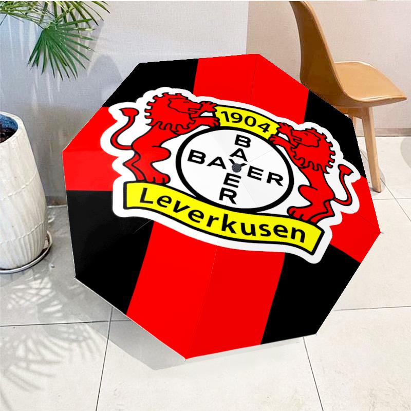 Bayer Football Club Printed Automatic Umbrella, 8-Frame for Travel, camping, Casual Umbrella, Essential Gift for for family and friends