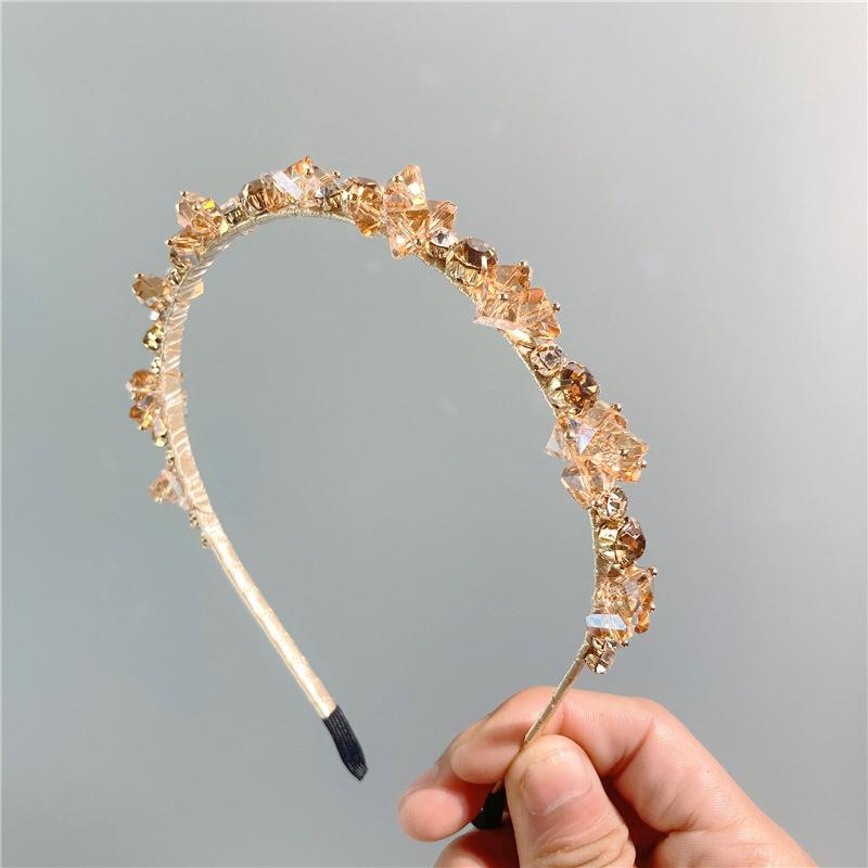 Elegant Artificial Crystal Hair Bands  Headbands  Party Hair Bands  Hair Pressure Women Headdresses