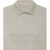Fear Of God Essentials FW22 Long Sleeve Polo Smoke Letter Print Women Polo Gray FOG-FW22-107