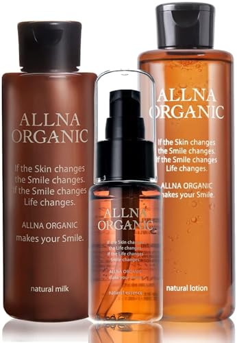 Set di cura idratante biologico comprensivo di tonico emulsione siero (200ml 150ml 47ml). skincare adatto sia a donne che uomini formulato per pelle secca alta idratazione C è