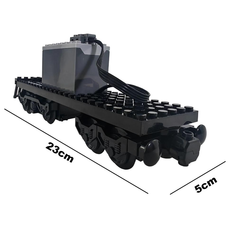 High-Tech MOC Train Motor Set 88002 Technical Building Block Train Carriage Base Tracks Power Functions Parts Kids Toys