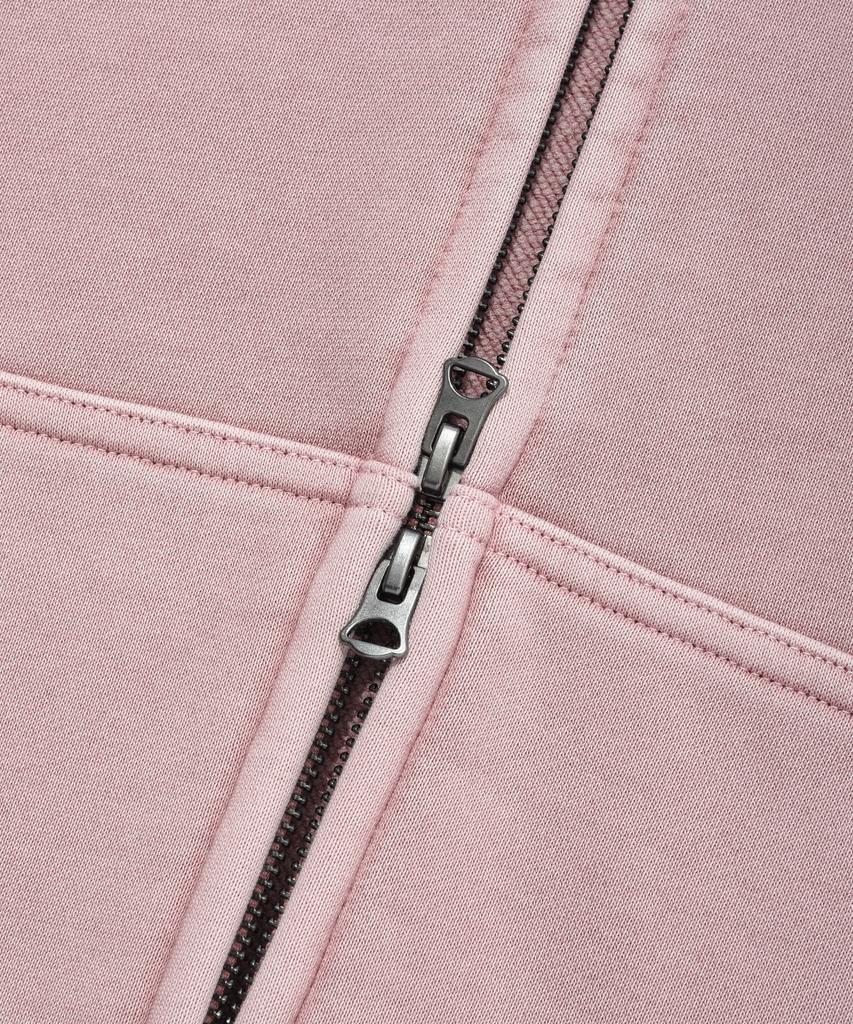 Wacky Willy Pigment Zip-Up Hoodie Pink