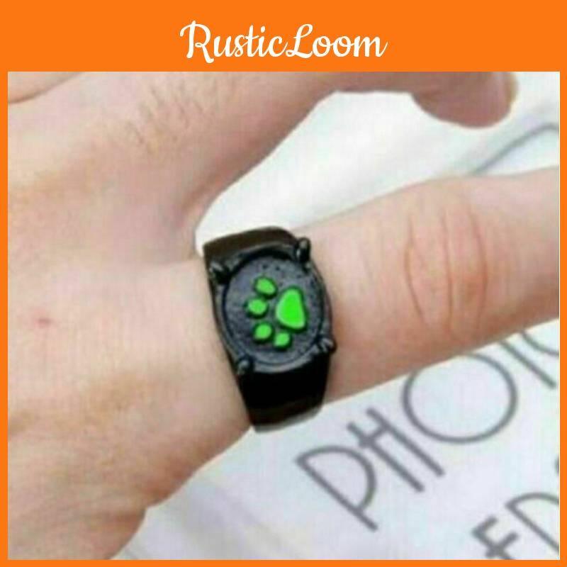 Ladybug Cat Noir Adrien Black Paw Ring Jewellery Lovelygirl Jewelry