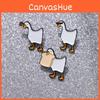 Adorable Animal Design Brooch Featuring Cute Cartoon Duck And Swan Styles For Unique Fashion Accessories