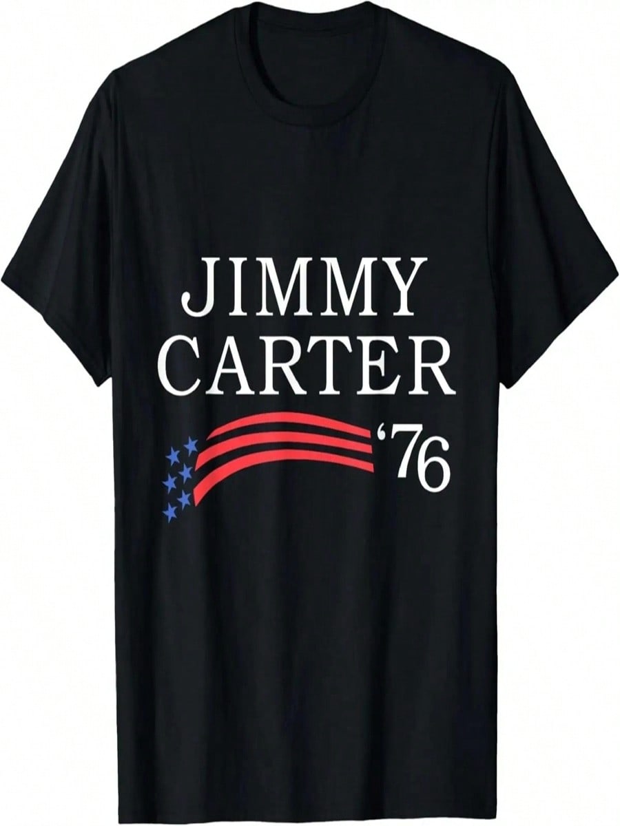 Vintage Jimmy Carter 39 USA 1976 Tshirt T-Shirt S