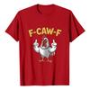 F-CAW-F Women's Casual Letter Print Short-sleeved Top T-shirt