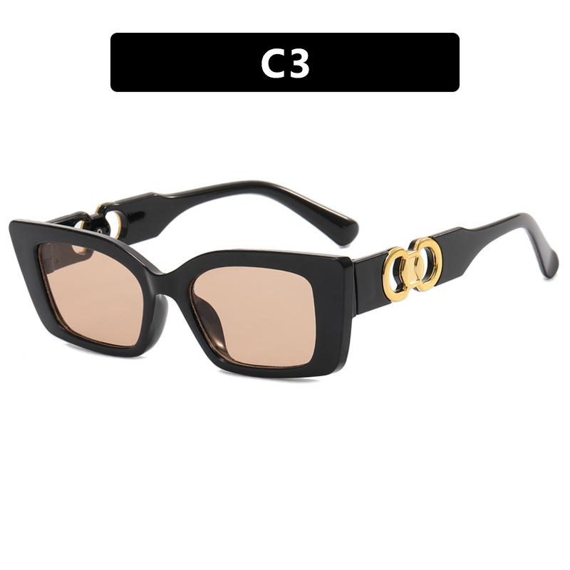 Rectangle Trendy Sunglasses Women Men Brand Designer Fashion Sun Glasses Female Male Cool Punk Mirror Oculos De Sol